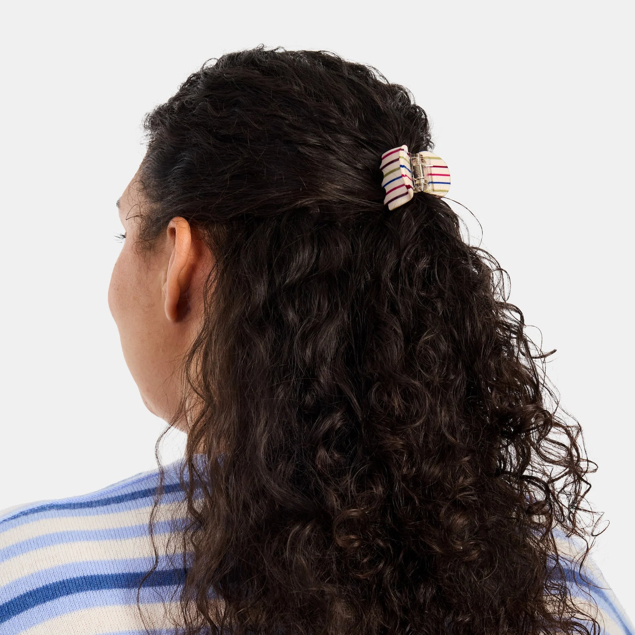 Midi Ursa Claw - Vanilla Stripe