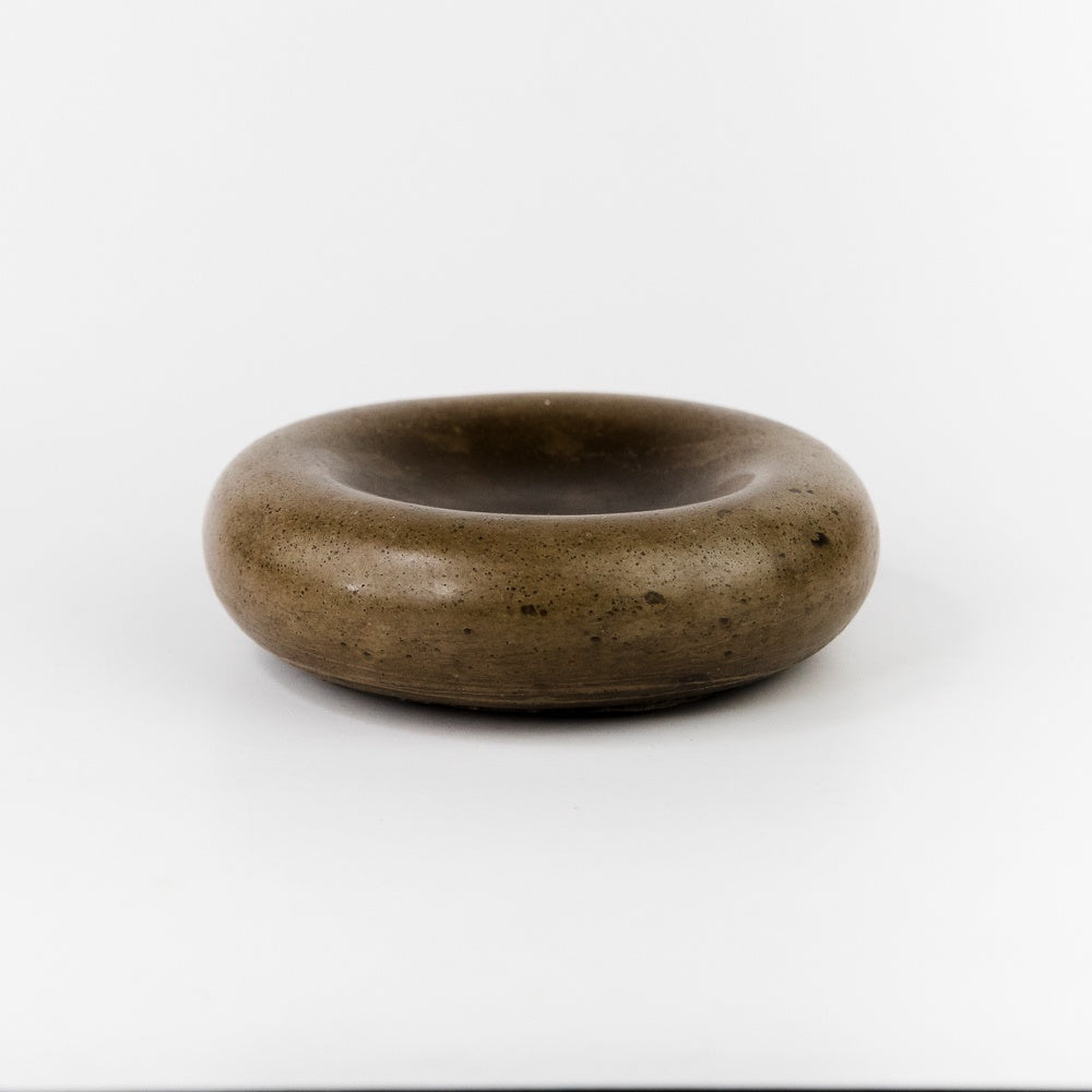 Stone Pebble Dish - Mocha Brown