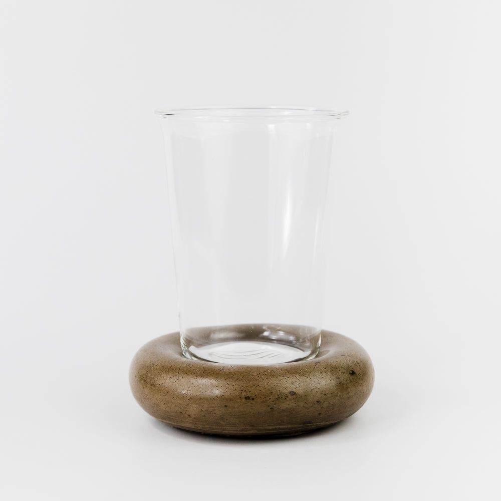 Stone Pebble Dish - Mocha Brown