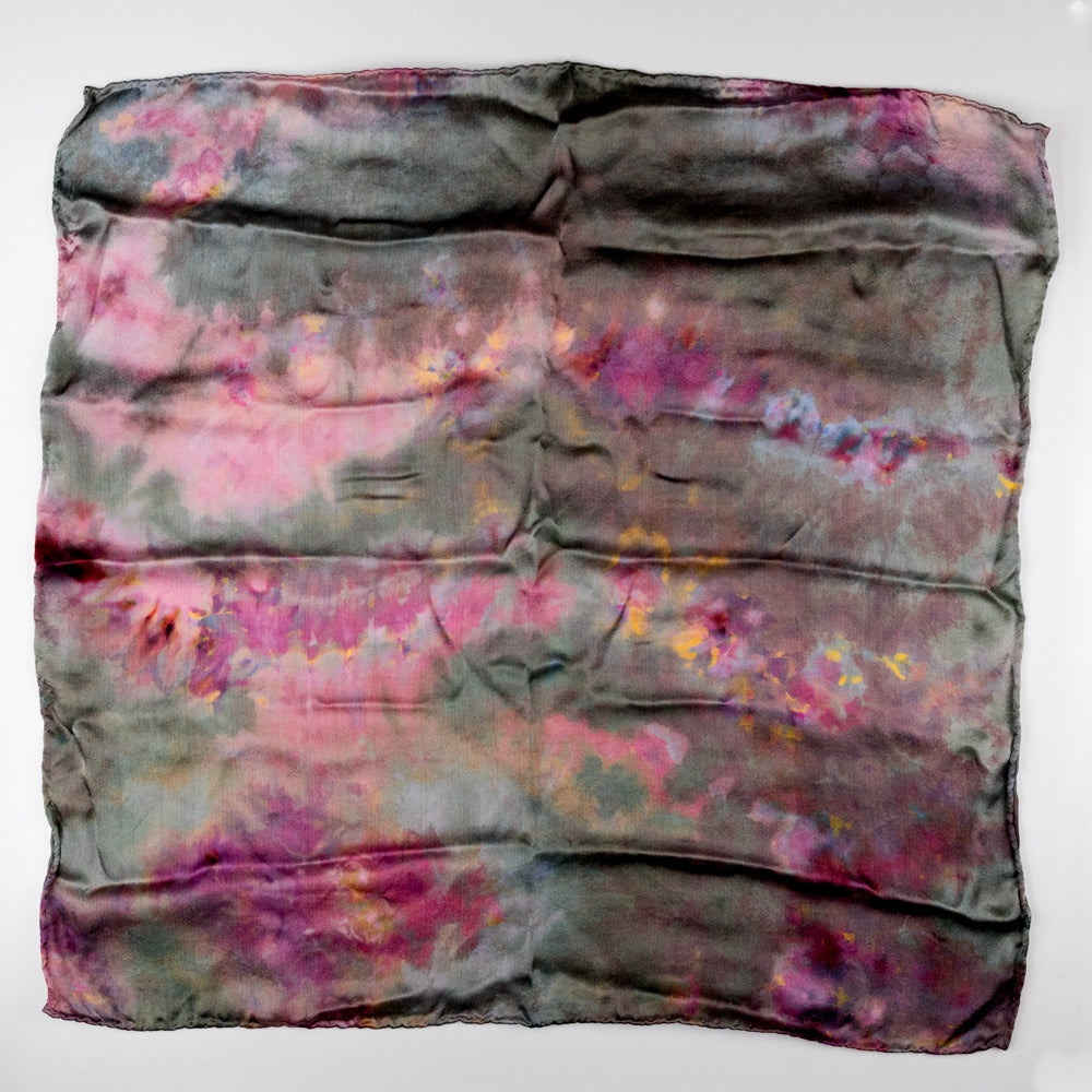 Silk Scarf - Rhubarb