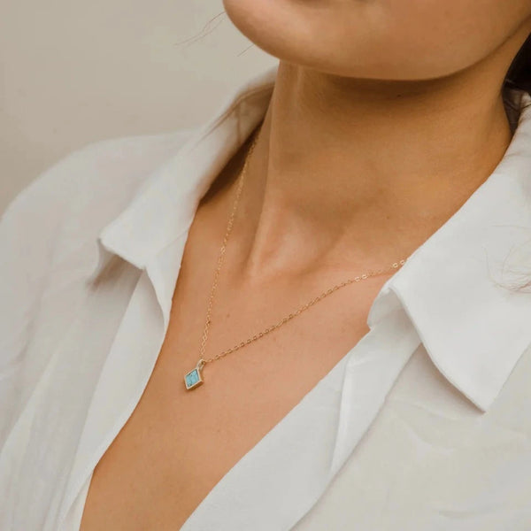 Mesa Necklace - Turquoise by Mountainside Jewelry