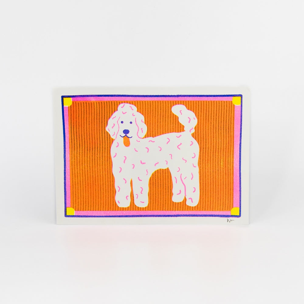Poodle Mini Print