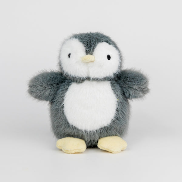 bag charm plush toy penguin on a white background