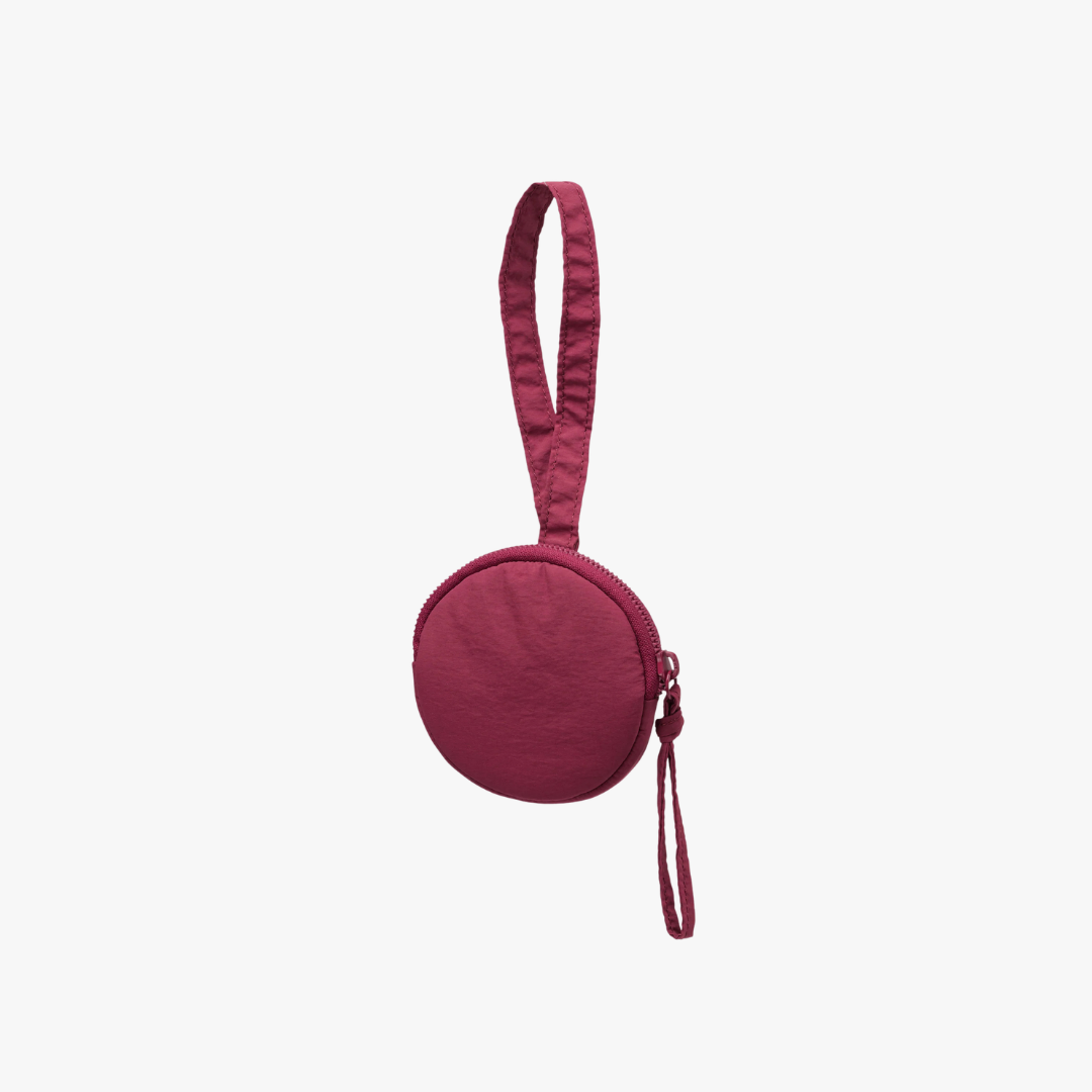 Circular Mini Purse - Cherry Red