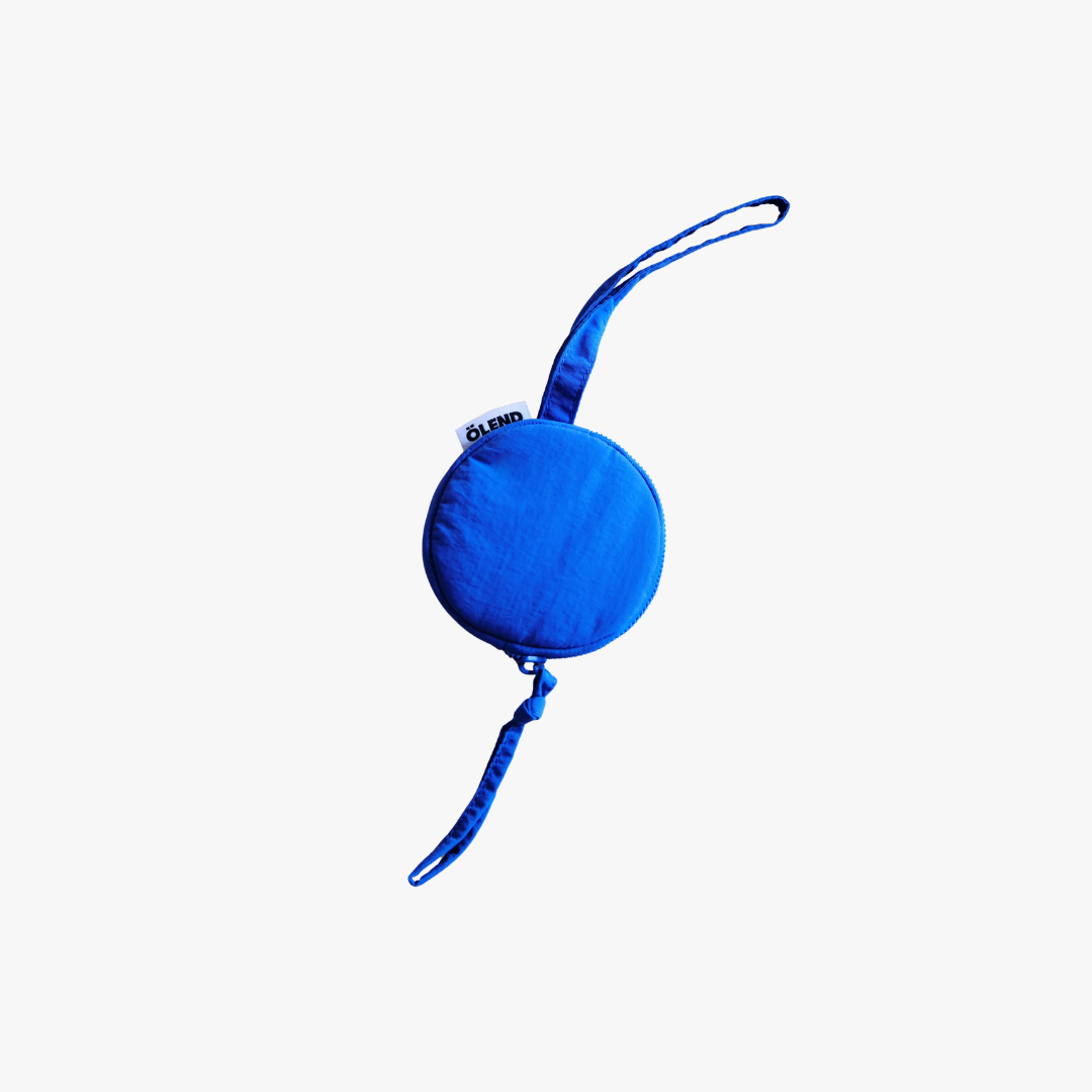 Circular Mini Purse - Cobalt Blue