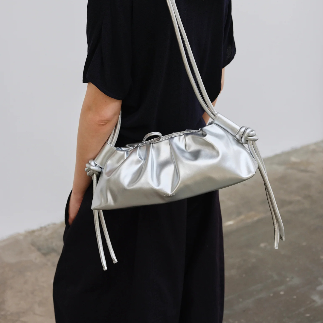 Dumpling Bag - Silver