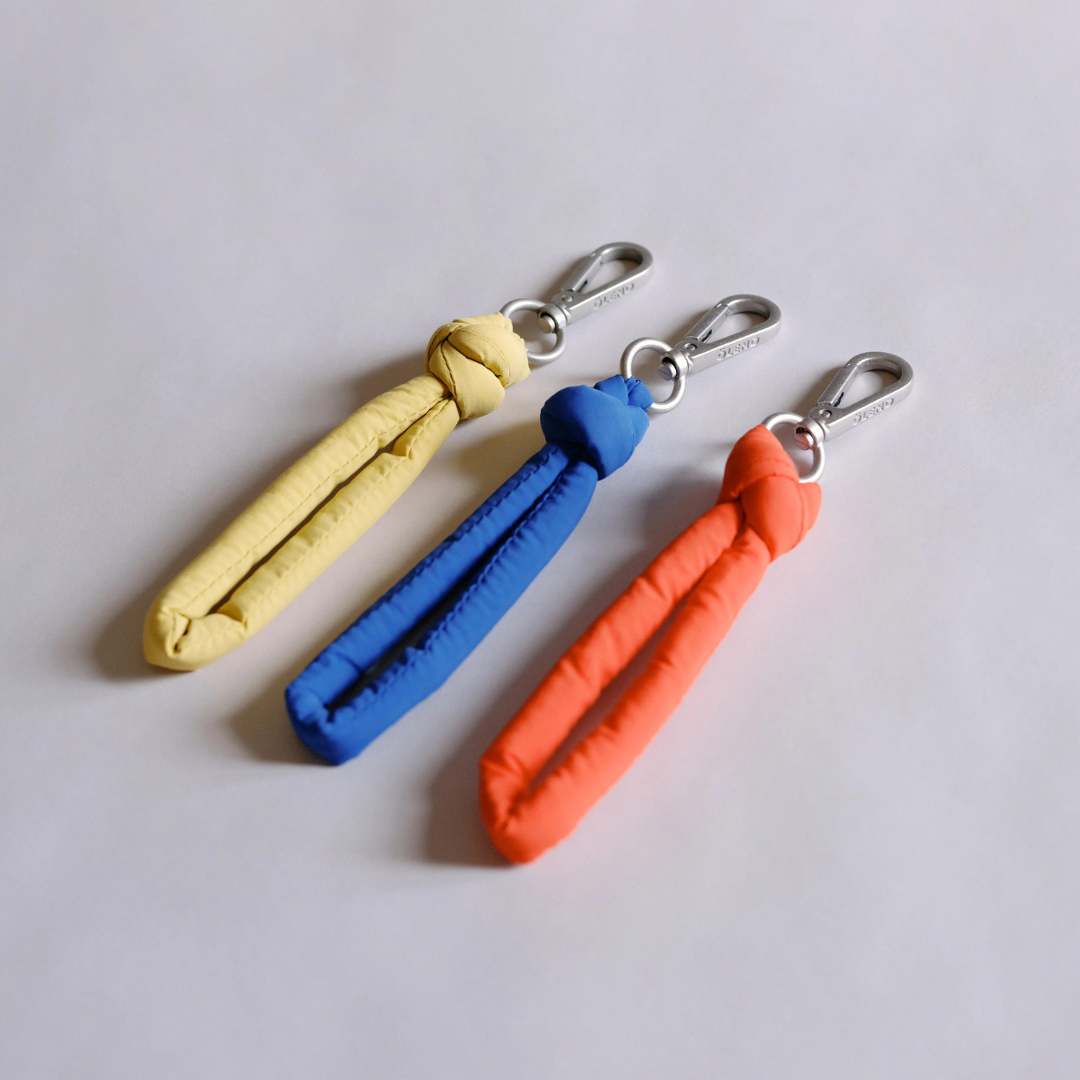 Puffy Key Chain - Cobalt Blue