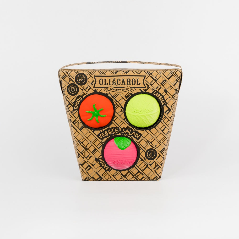 Veggie Salad Baby Sensory Balls