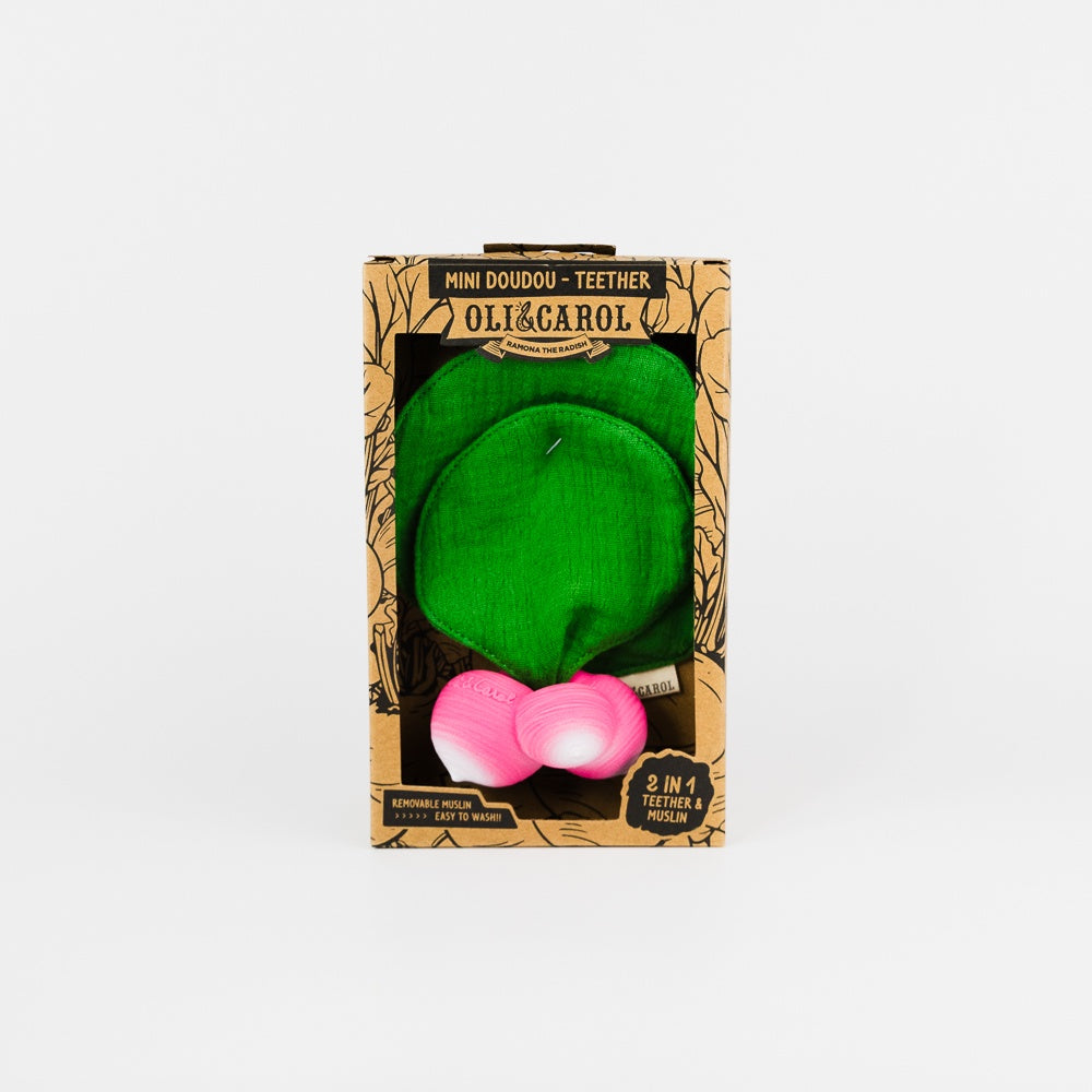 Ramona the Radish Mini Doudou Teether