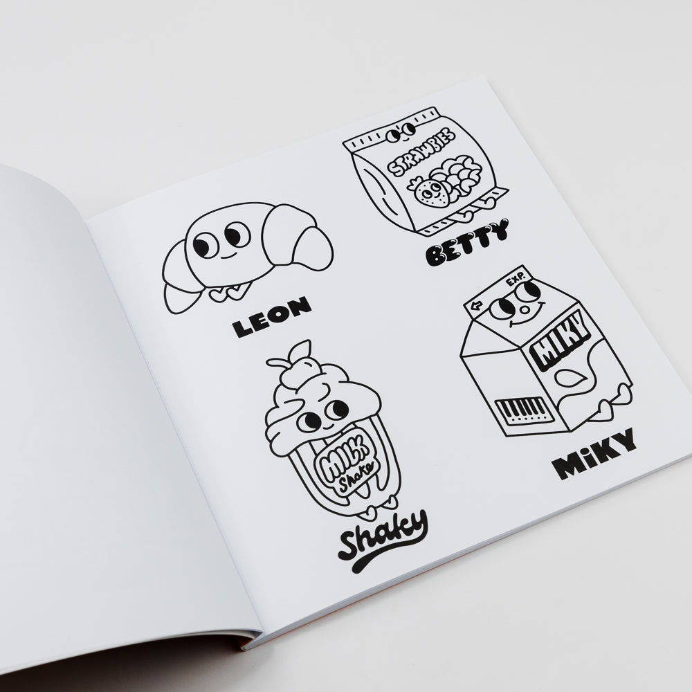 Cozy Art Food Coloring Book