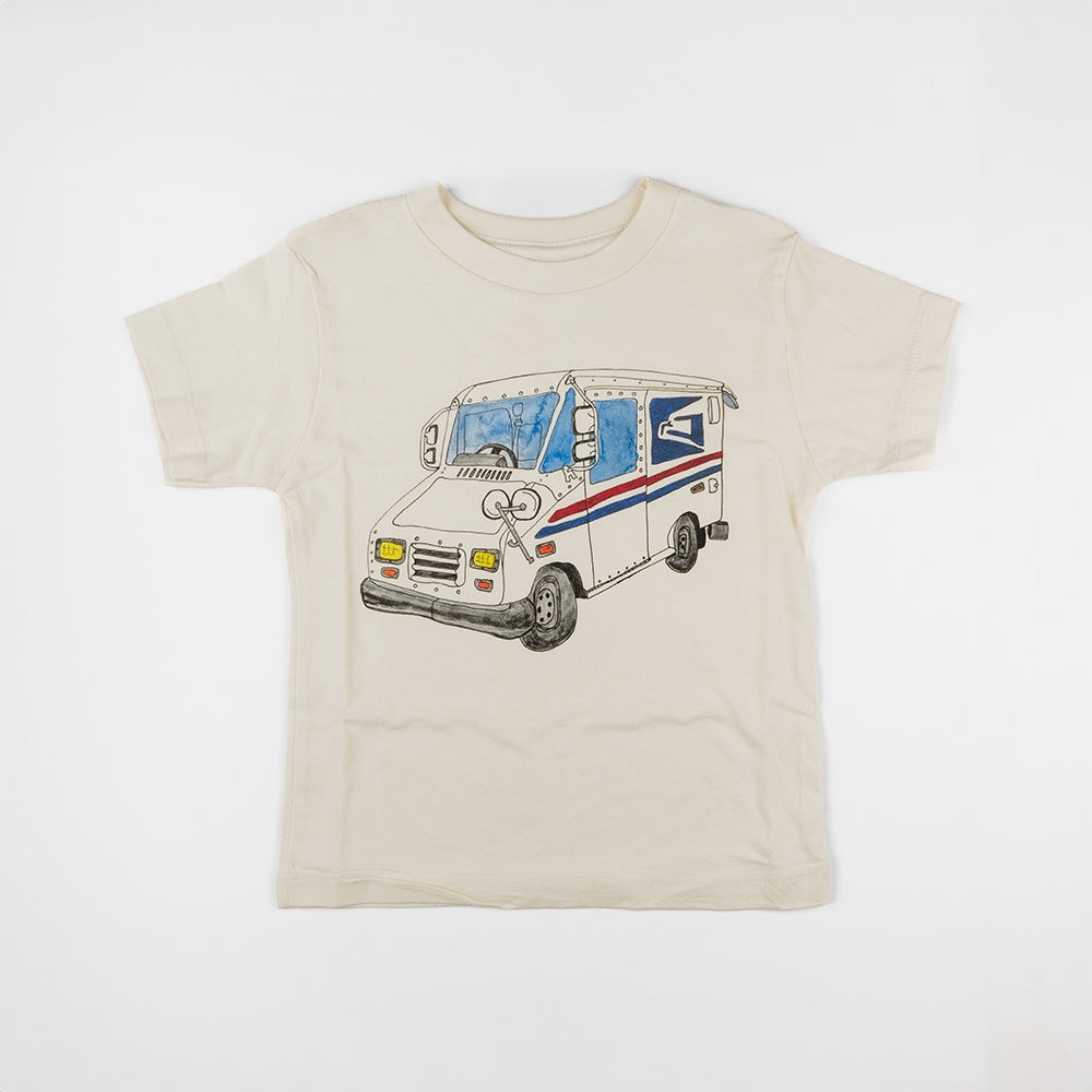 Mail Truck - Kids Organic Tee
