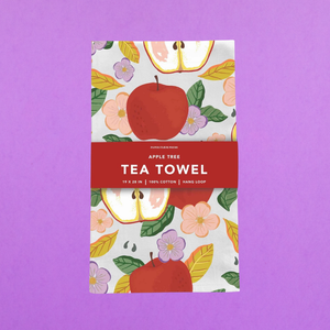 Paper Farm Press Apple Tree Tea Towel