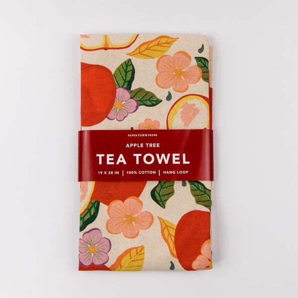 Paper Farm Press Apple Tree Tea Towel