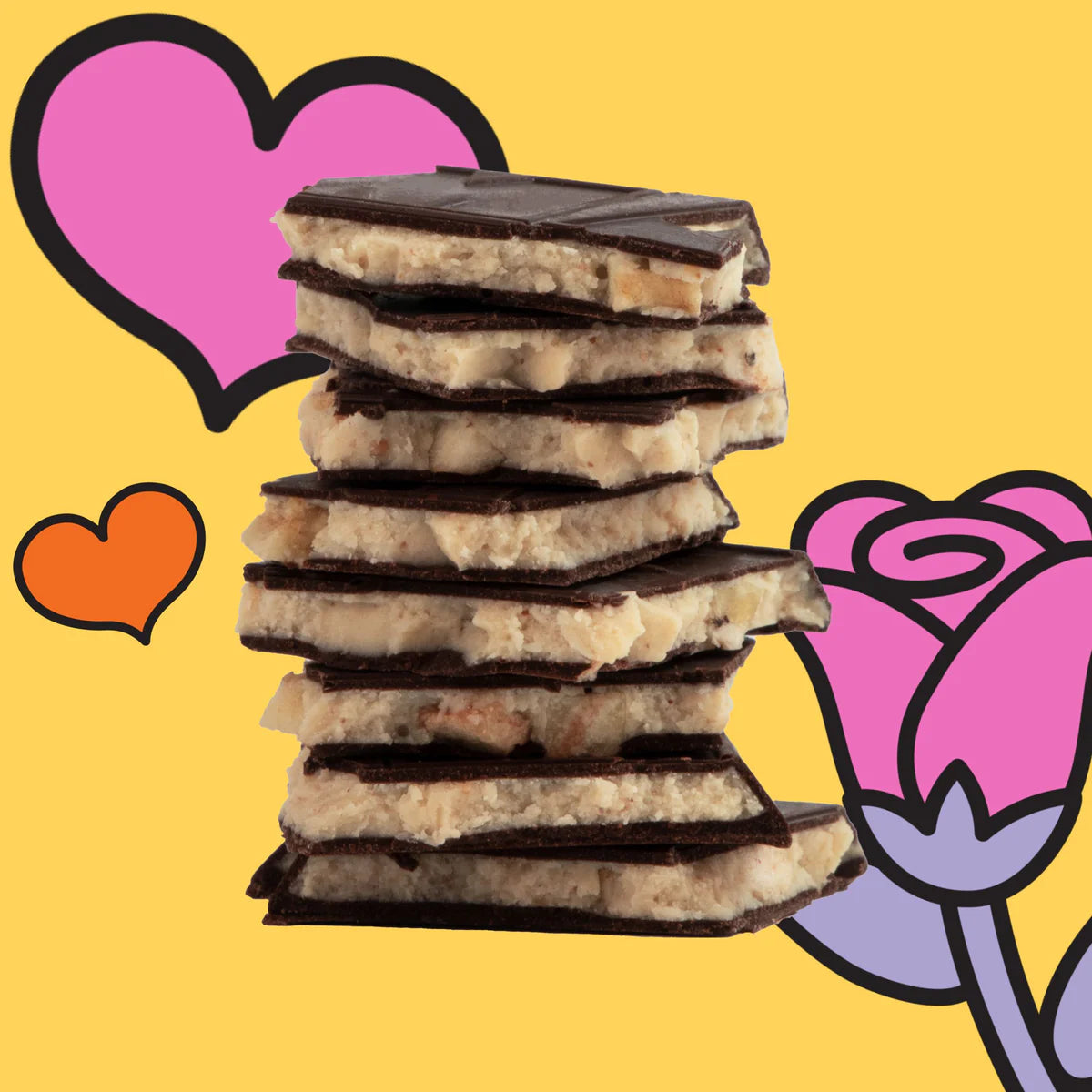 Valentine's - Peanut Butter Banana Affair Truffle Bar