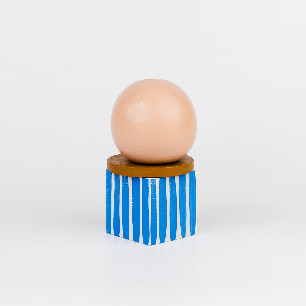 Wooden Incense Holder Cirq - Peach