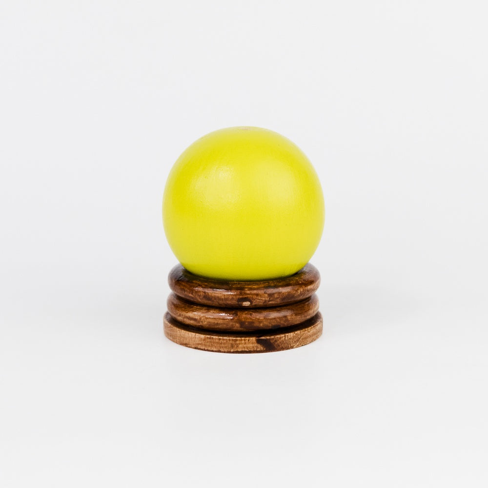 Wooden Incense Holder Mari - Chartreuse