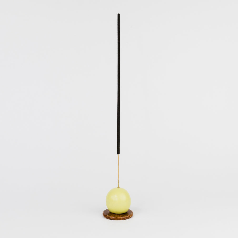 Wooden Incense Holder Truffles - Butter