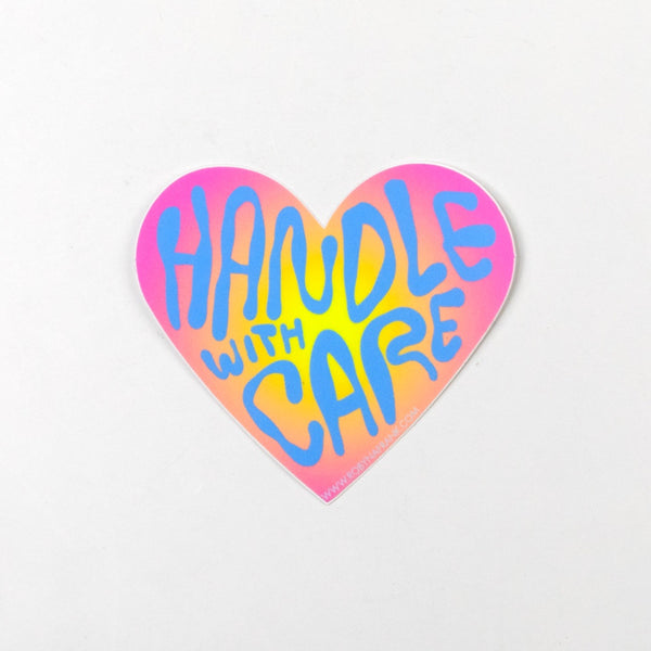 Handle with Care Sticker