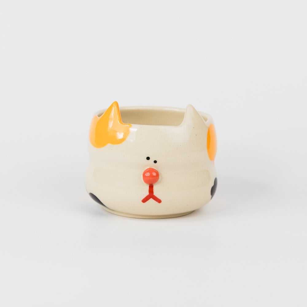 Calico Cat Plant Pot