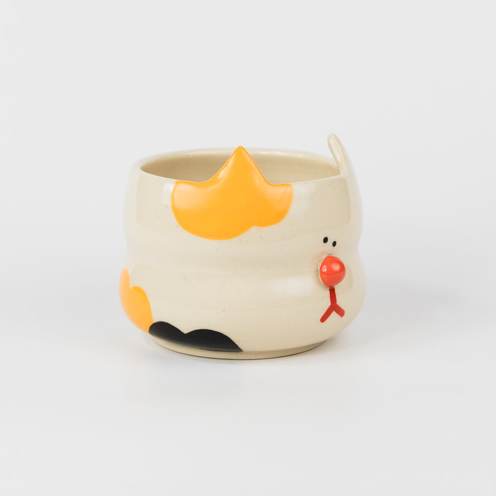 Calico Cat Plant Pot