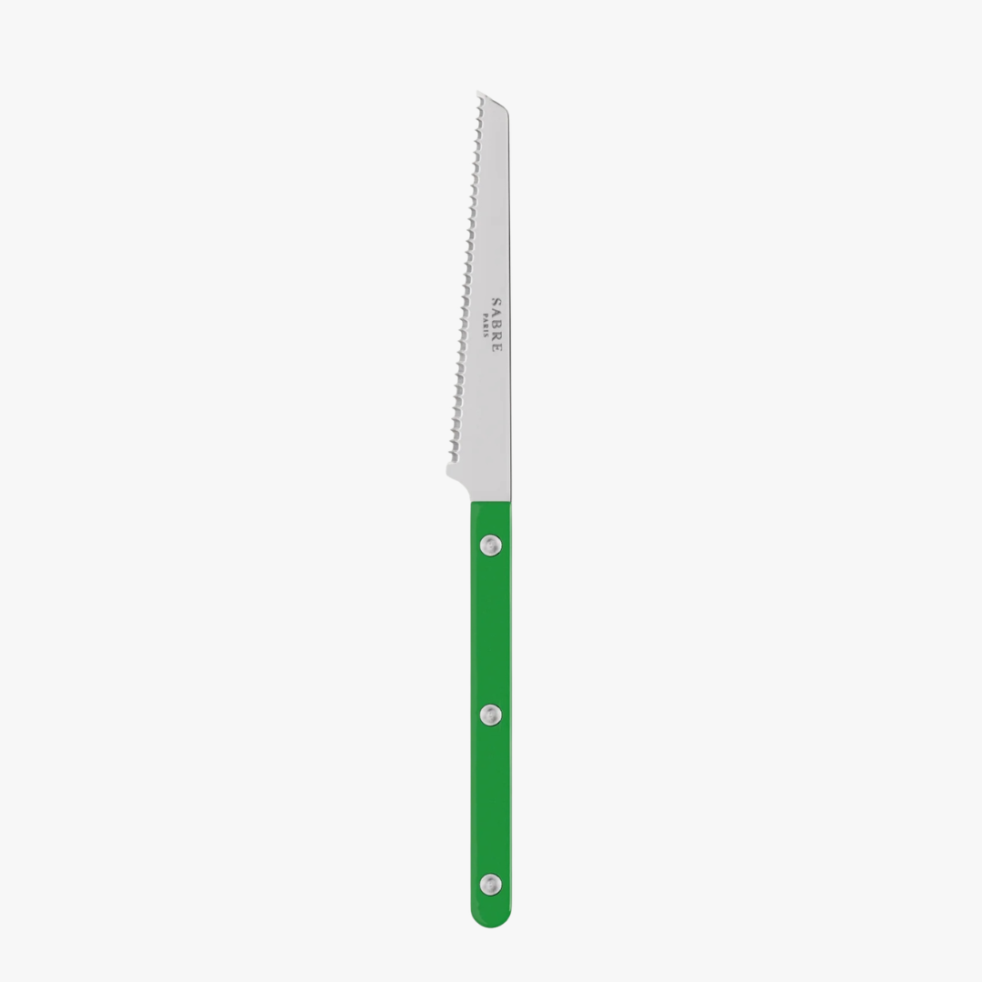 Tomato Knife - Bistrot Solid, Garden Green