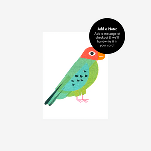 Scout Editions x Rare Device Parrots of Telegraph Hill s Mini Card