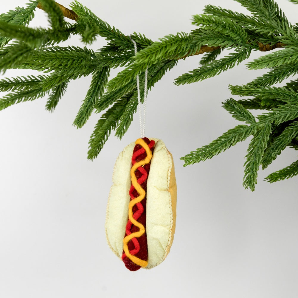 Hot Dog Ornament