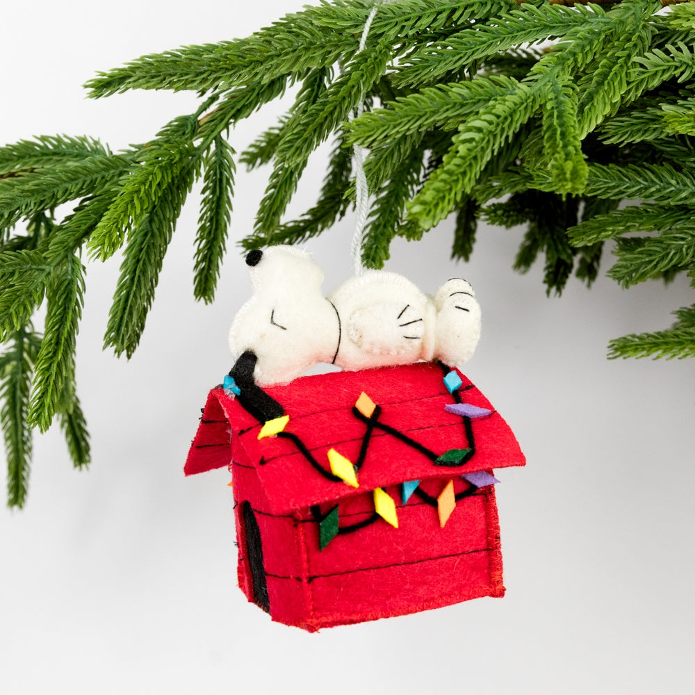 Christmas Snoopy Ornament