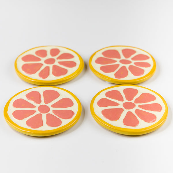 Grapefruit Coasters