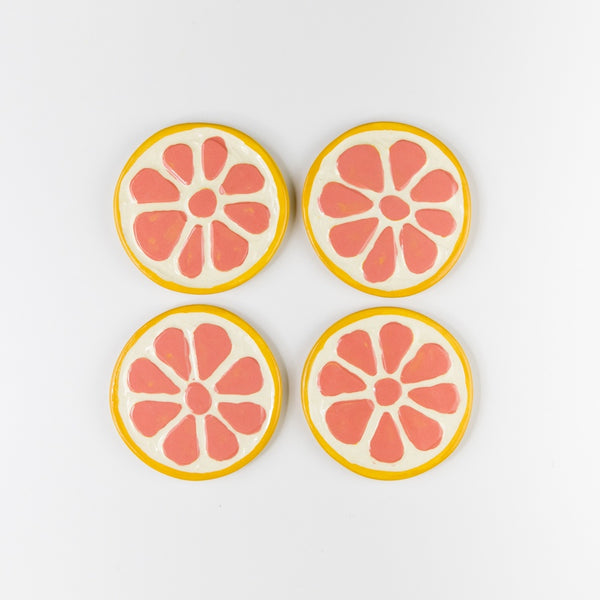 Grapefruit Coasters