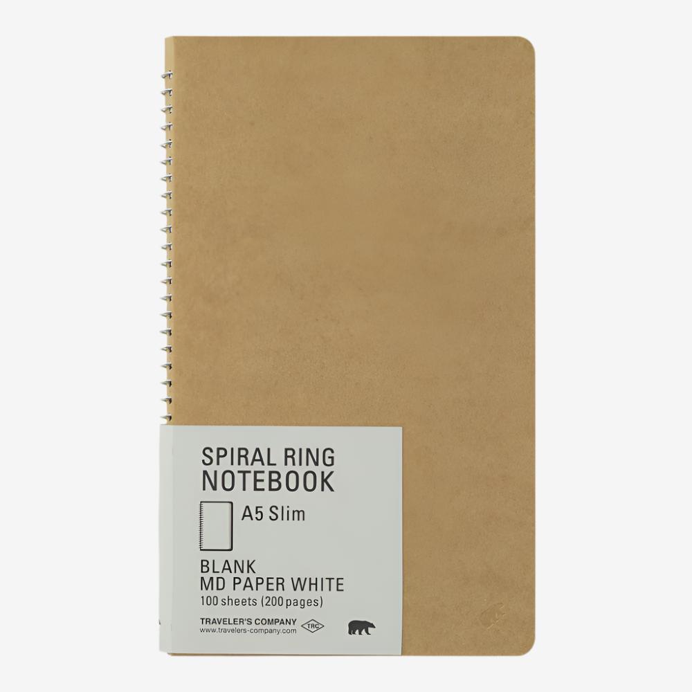 Spiral Ring Notebook A5 Slim - Blank