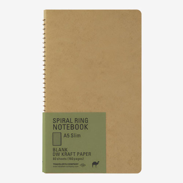 Spiral Ring Notebook A5 Slim - Watercolor Paper