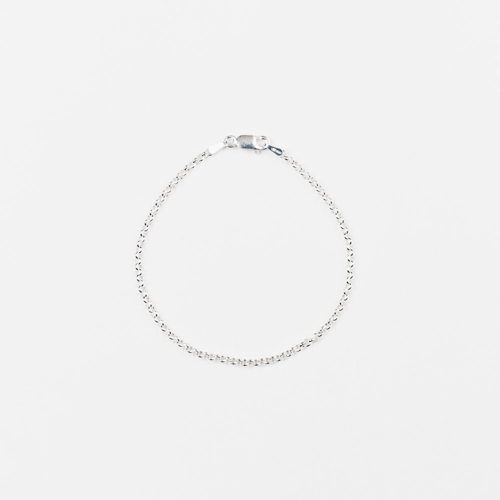 Sterling Silver Rolo Chain Bracelet