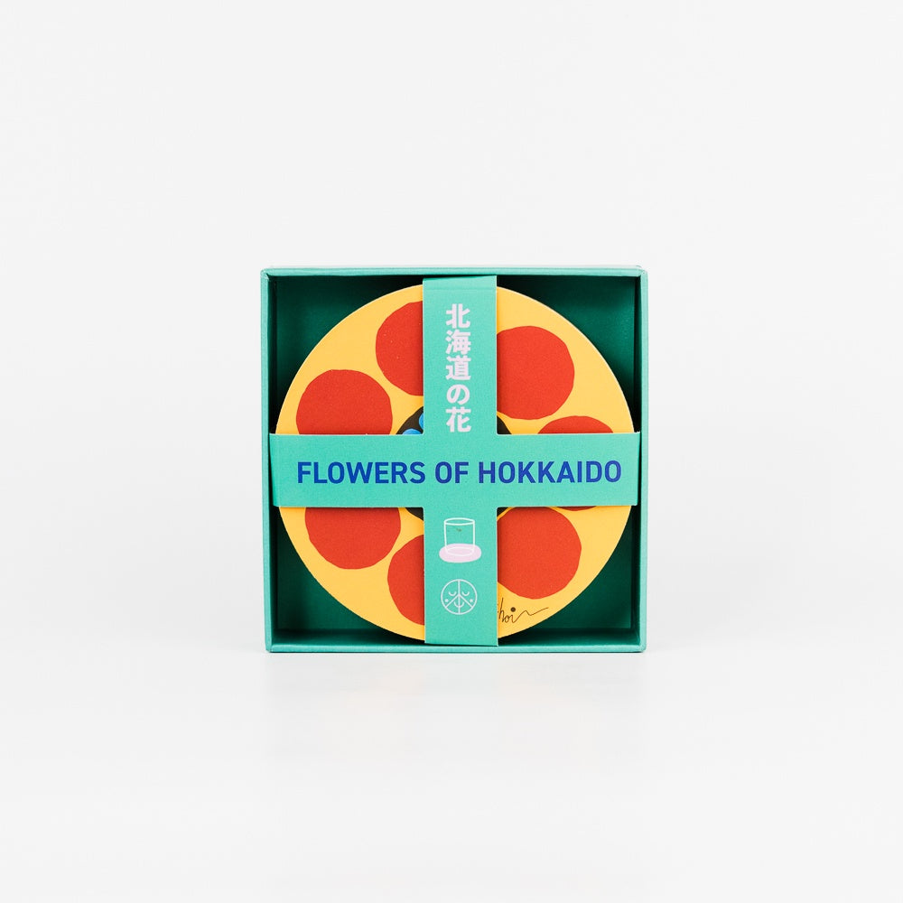 Party Coaster - Flowers of Hokkaido
