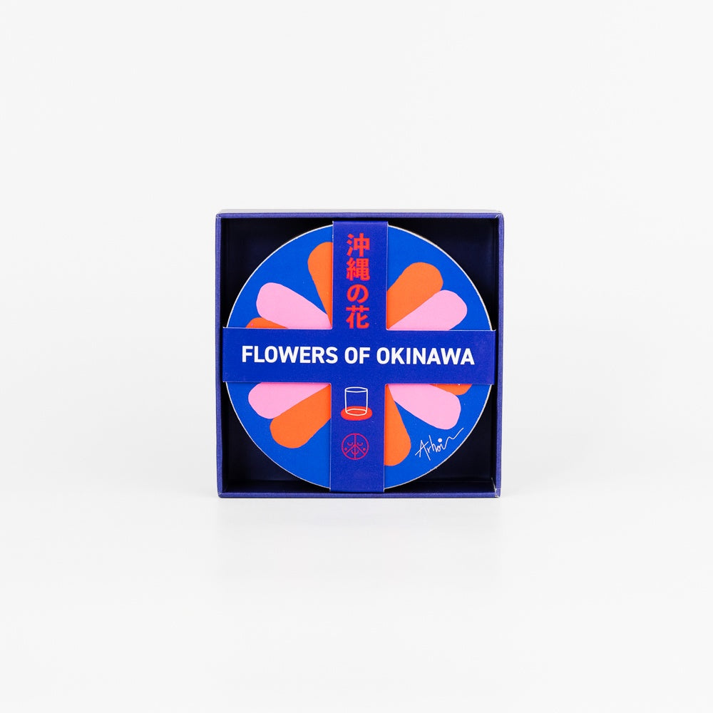 Party Coaster - Flowers of Okinawa