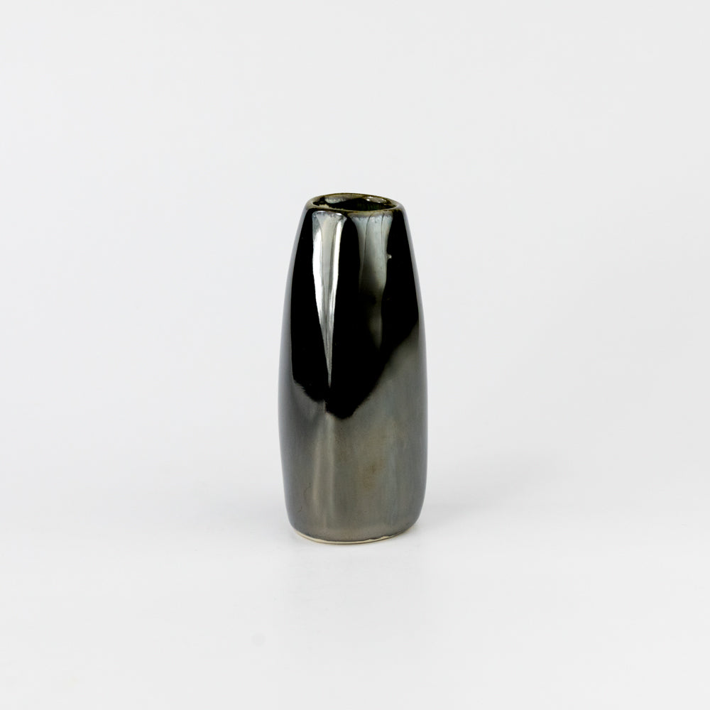 Bud Vase 2 - Black Mirror