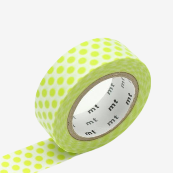 Washi Tape - Dot Lime