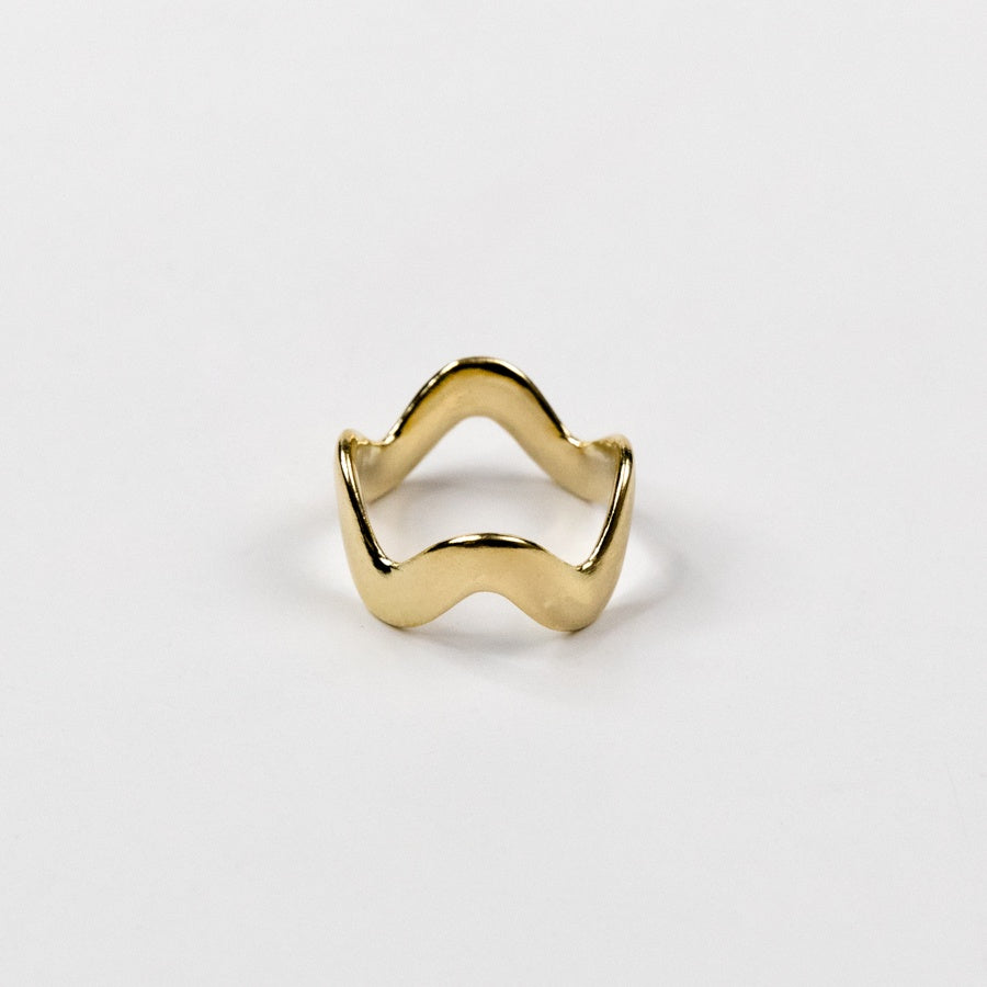 Squiggly Ring - Bronze