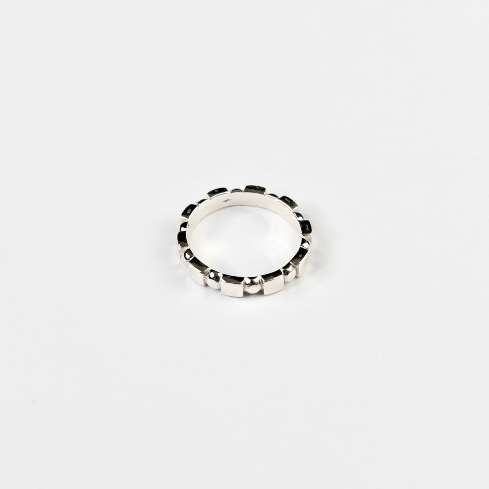 Shapes Band in Silver by Take Shape Studio