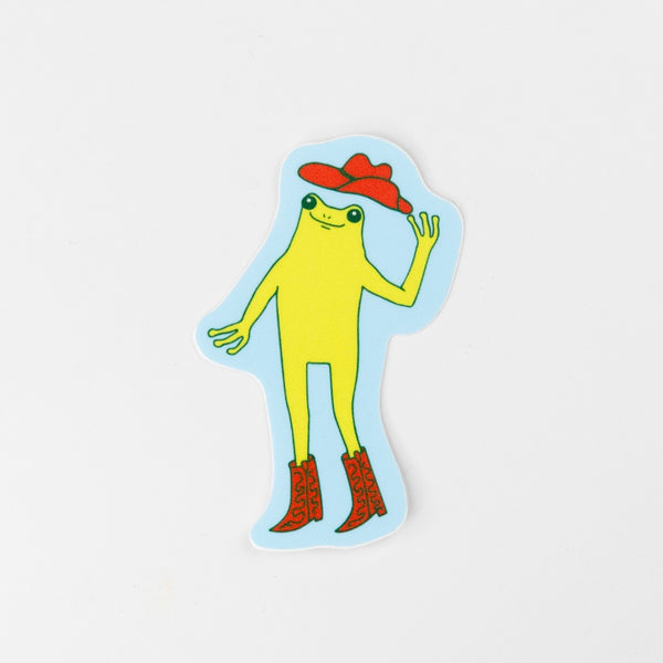 Yeehaw Froggy Sticker