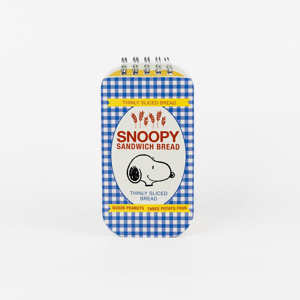 3P4 X Peanuts® Grocery - Snoopy Bread Mini Notebook