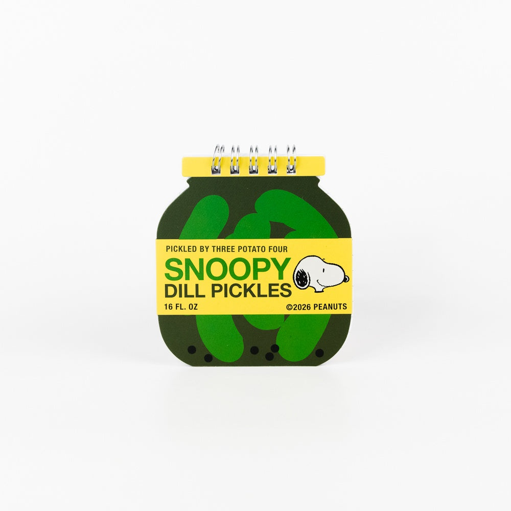 3P4 X Peanuts® Grocery - Snoopy Pickle Jar Mini Notebook