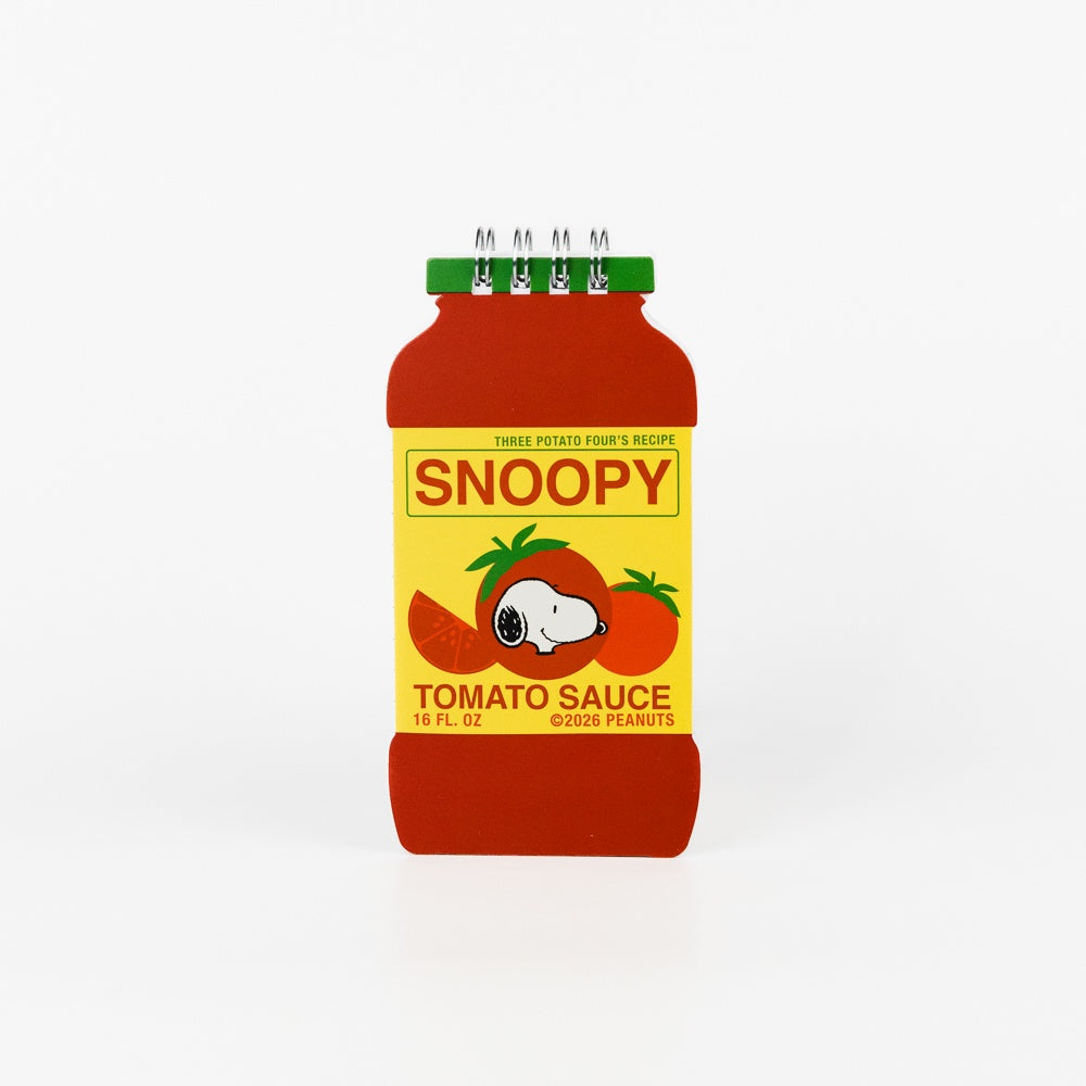 3P4 X Peanuts® Grocery - Snoopy Tomato Mini Notebook