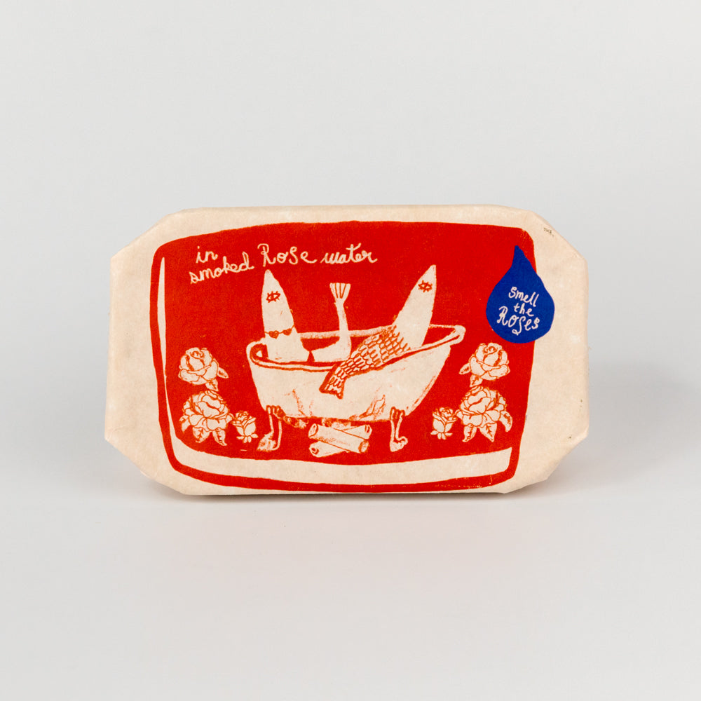 Tinned Candle Tinned Fish Candle in Smoked Rosewater