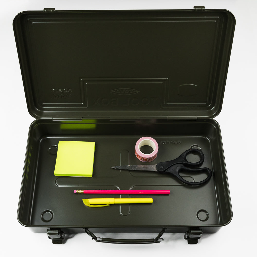Steel Trunk Toolbox T-360 - Military Green