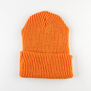 Verloop Simple Rib Knit Beanie in Camel Poppy