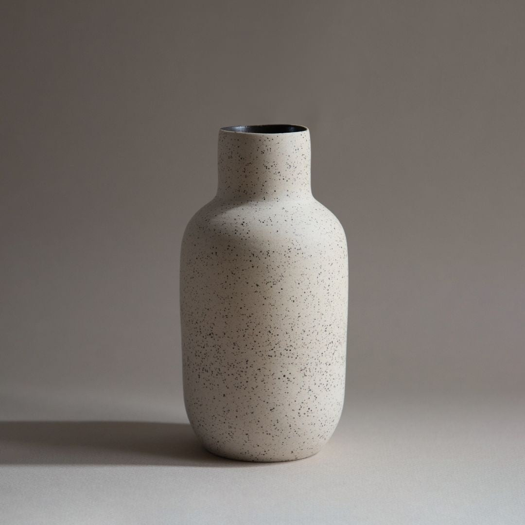 White Speckled Vase 3