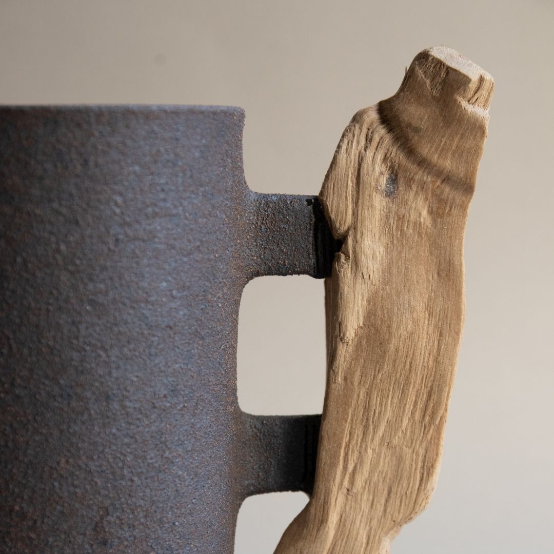 Wooden Handle Pitcher 1