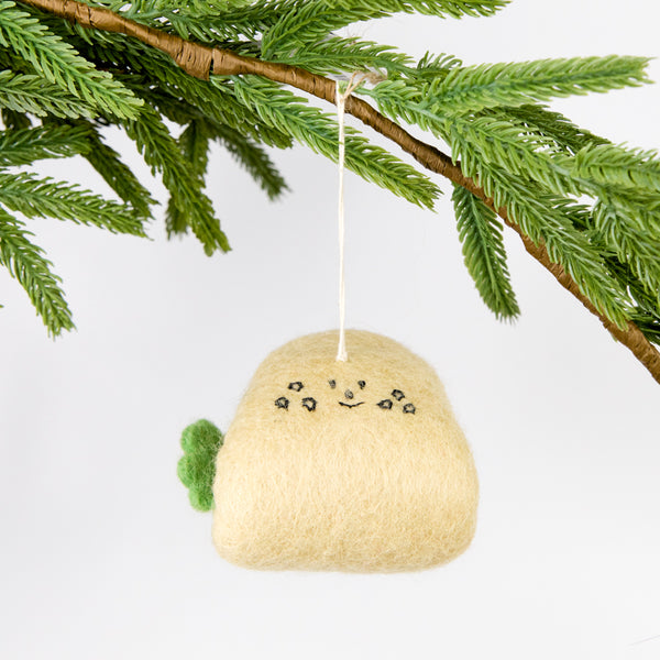 Bao Bun Felt Ornament