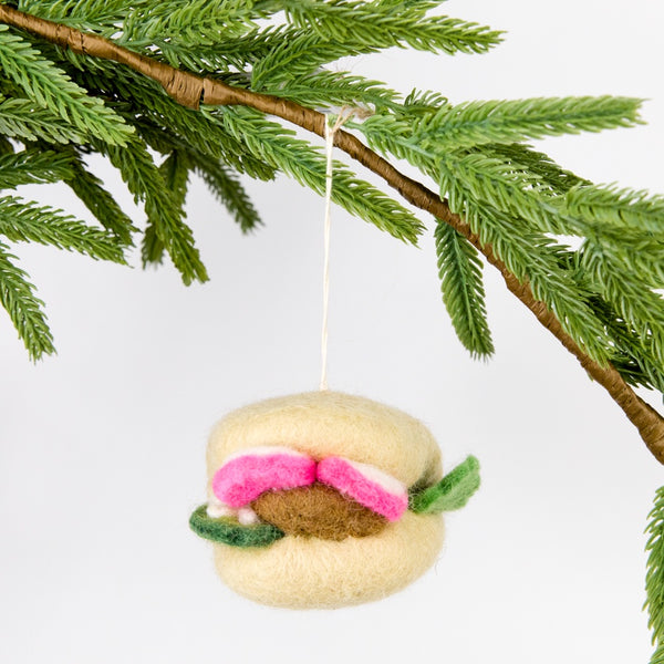 Bao Bun Felt Ornament